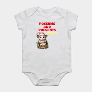 Possums and Presents Baby Bodysuit